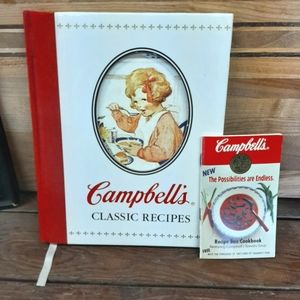 2001 Campbell’s Classic Recipes & Old Smaller Book With Recipes